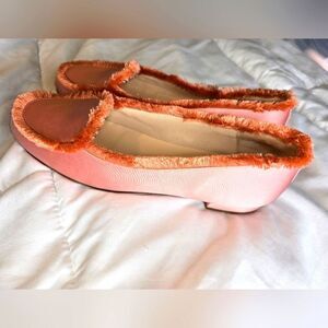 Jon Josef Fringe Flats, women's sz 8.5. Blush